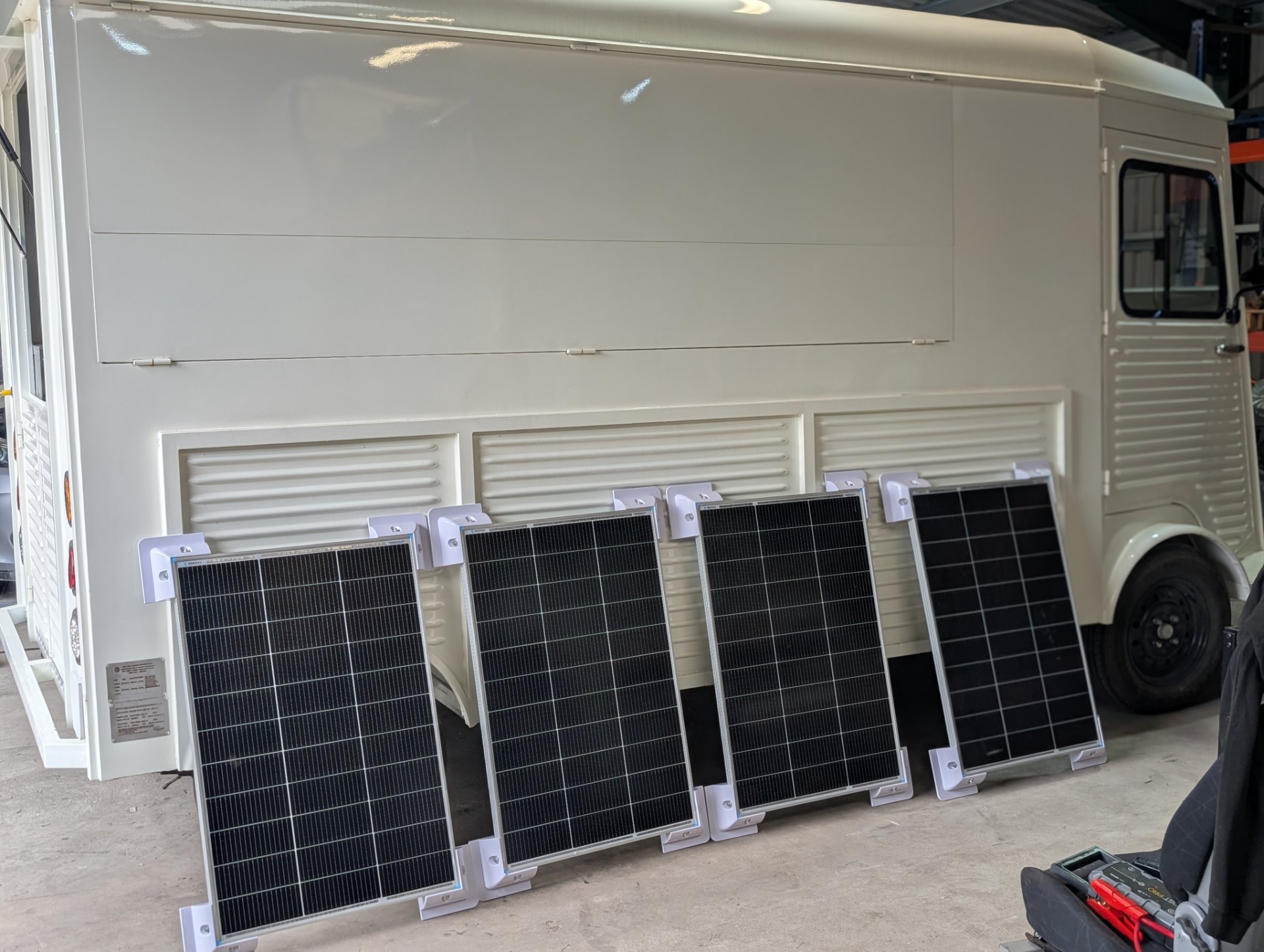 Citroen HY Replica — Solar Installation